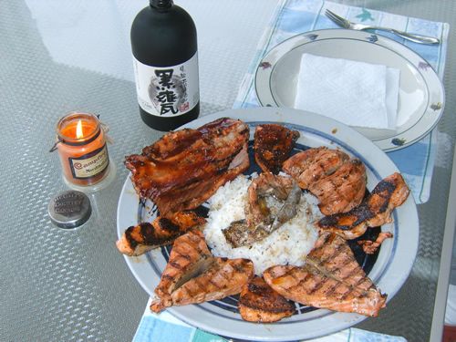 King Salmon Platter Japanese Style