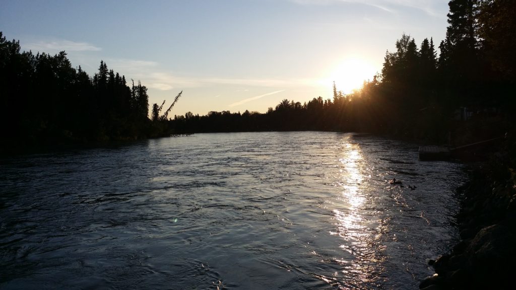 June 8th Sunset on the Kenai River