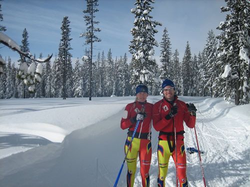 Lars & His Gal--Nordic Ski Champs