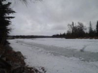 Kenai River Frozen