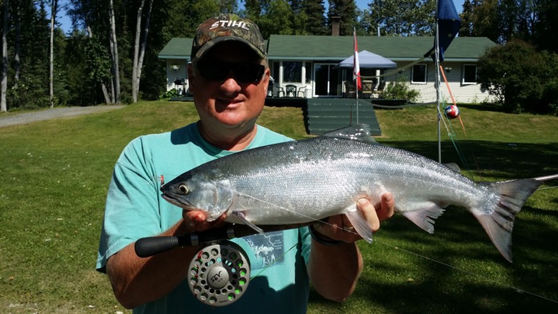 Sockeye with Fly Pole