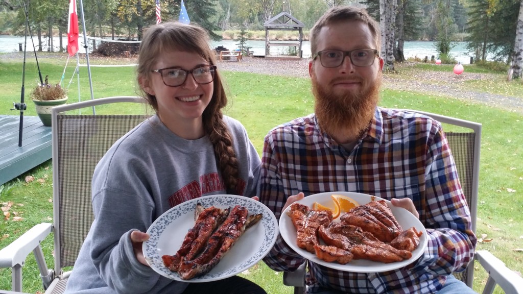 Silver Salmon fit for Honeymooners!