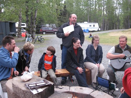 Campfire on the Kenai