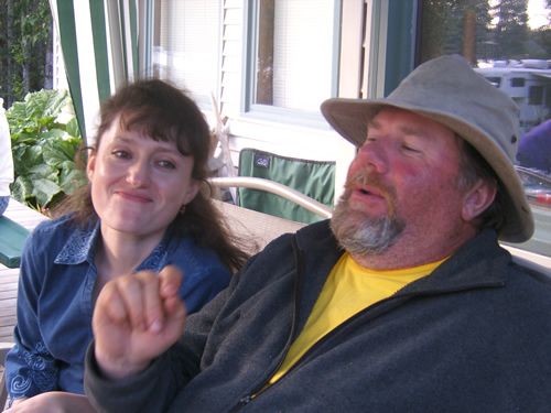 Dave & Irina Richards having fun at the Fish Fry!